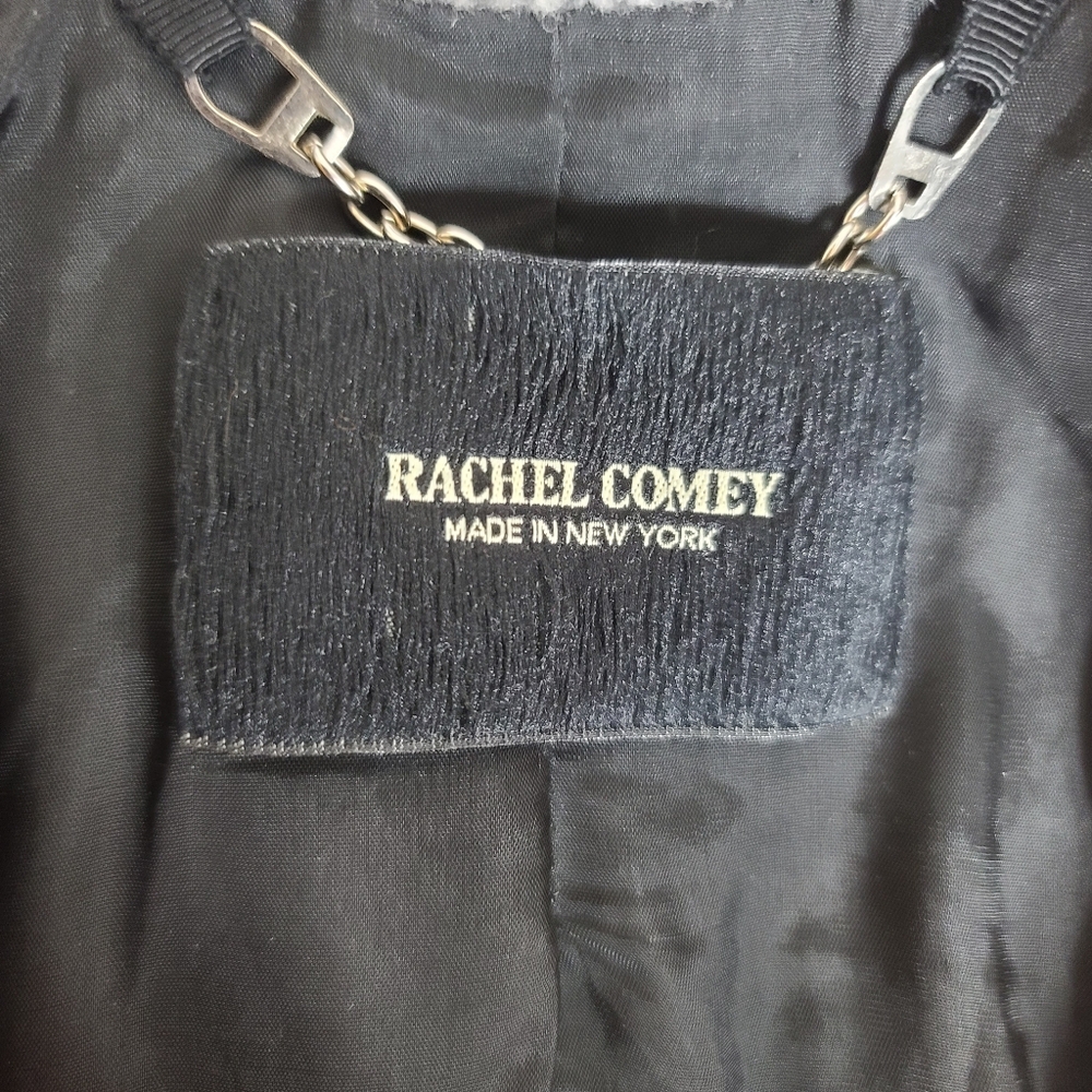 Rachel Comey Loveless Wool Blend Herringbone Blazer Gray Size 4 - Picture 6 of 11